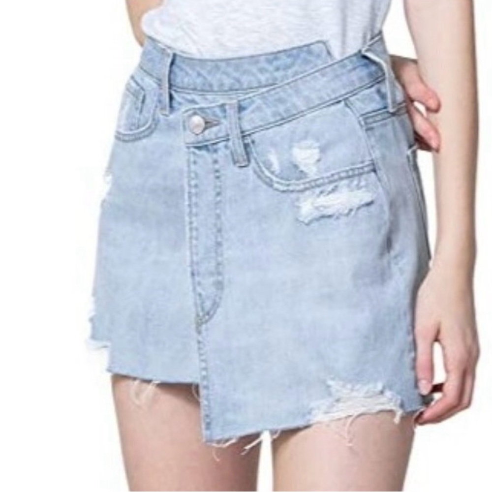Denim Mini Skirt